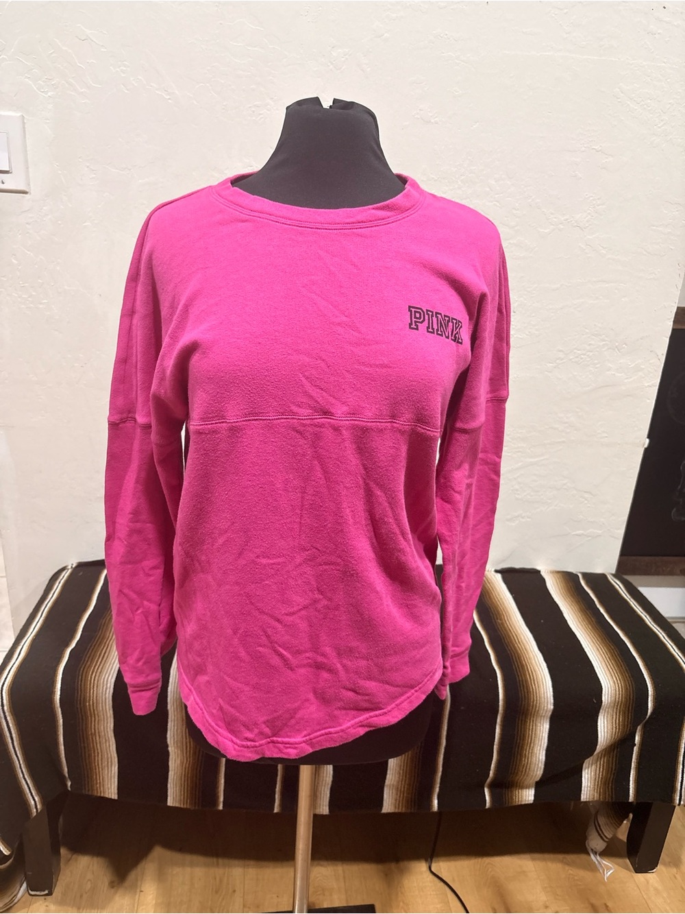 PINK Victoria's Secret Fuchsia Crewneck Sweatshirt